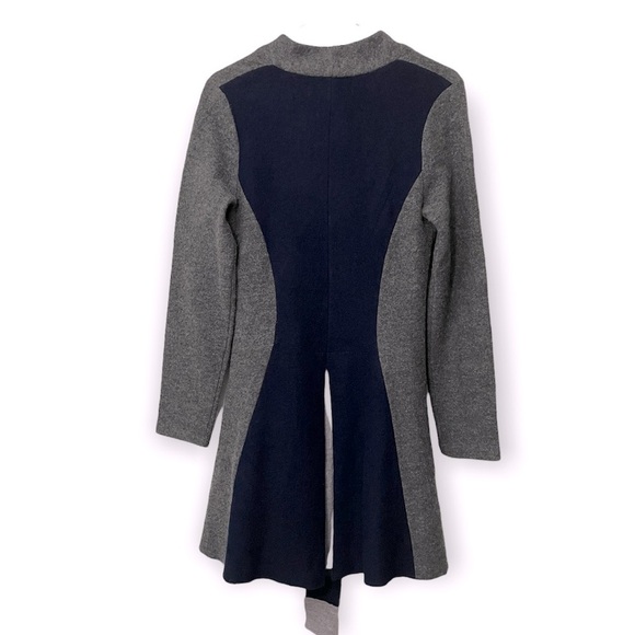 Anthropologie Rosie Neira Wool Cardigan | Grey Blue | Size S - Picture 11 of 12